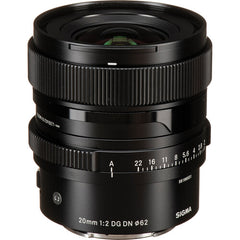 SIGMA AF 20mm F2 DG DN (C) - Black for SONY E