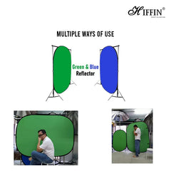 HIFFIN 2-in-1 Collapsible Background 150cm X 200cm