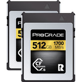 ProGrade Digital 512GB CFexpress 2.0 Memory Card, 2-Pack