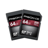 Prograde Digital SDXC UHS-1 V30 64GB 2 Pack