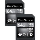 ProGrade Digital SDXC UHS-II V90 Memory Card (64GB) 2-Pack