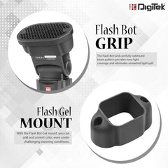Digitek (DFB 002) Professional Speedlight Flash Bot & Modifier Kit