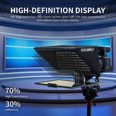 Feelworld TP16 16 Inch Folding Teleprompter
