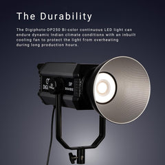 DigiPhoto 250Bi Color Continuous 250 W LED Light