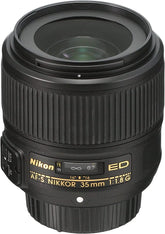Nikon AF-S FX Nikkor 35mm f/1.8G ED Lens (Black)