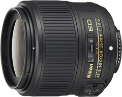 Nikon AF-S FX Nikkor 35mm f/1.8G ED Lens (Black)