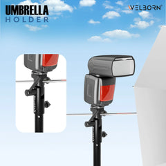 Welborn Metal Umbrella Clamp for Studio Lighting