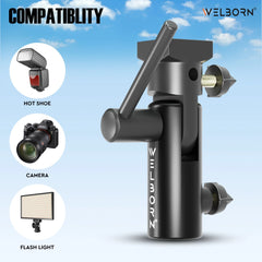 Welborn Metal Umbrella Clamp for Studio Lighting