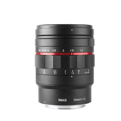 Meike Manual 50mm 1.2 (RF Mount) For Canon's EOS R series cameras.