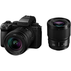 Panasonic Lumix S5 IIX Mirrorless Camera with 20-60mm and 50mm Kit