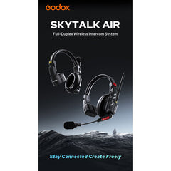 Godox SkyTalk Air 5S 5-Person Wireless Intercom Headset System (2.4 GHz)