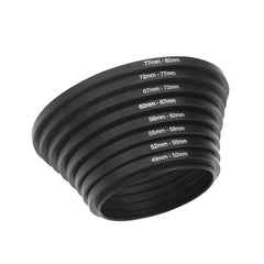 HIFFIN Camera Lens Step Up Rings 49-82mm