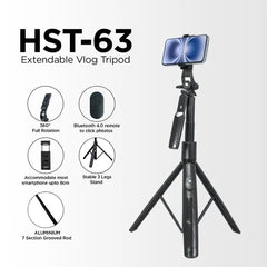 HIFFIN HST-63 Selfie Stick with Tripod
