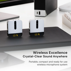 IZI X Dual Channel Wireless Microphone