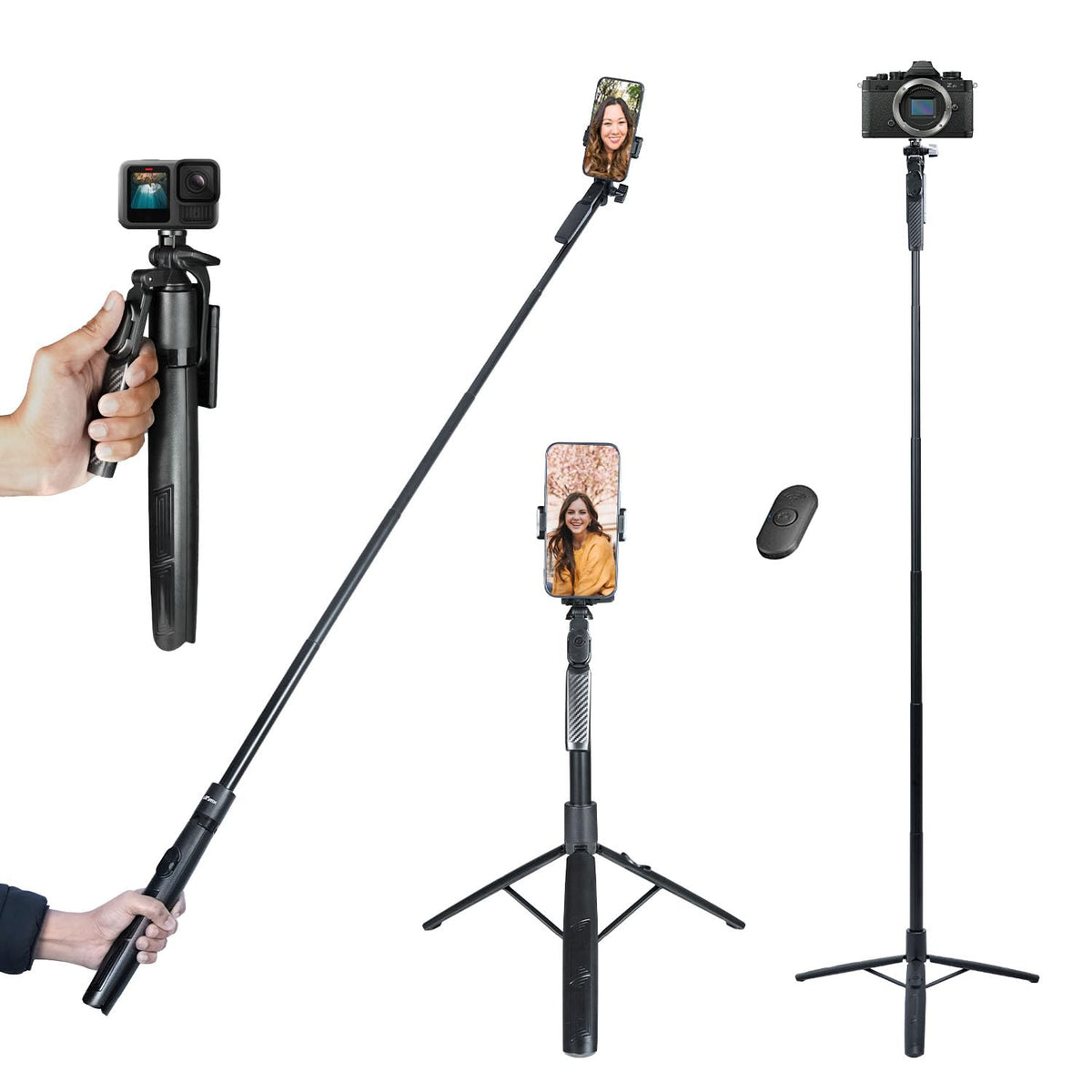HIFFIN HST-63 Selfie Stick with Tripod