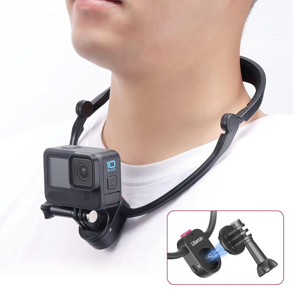 ULANZI Go-Quick II Neck Mount for GoPro, DJI, Insta360