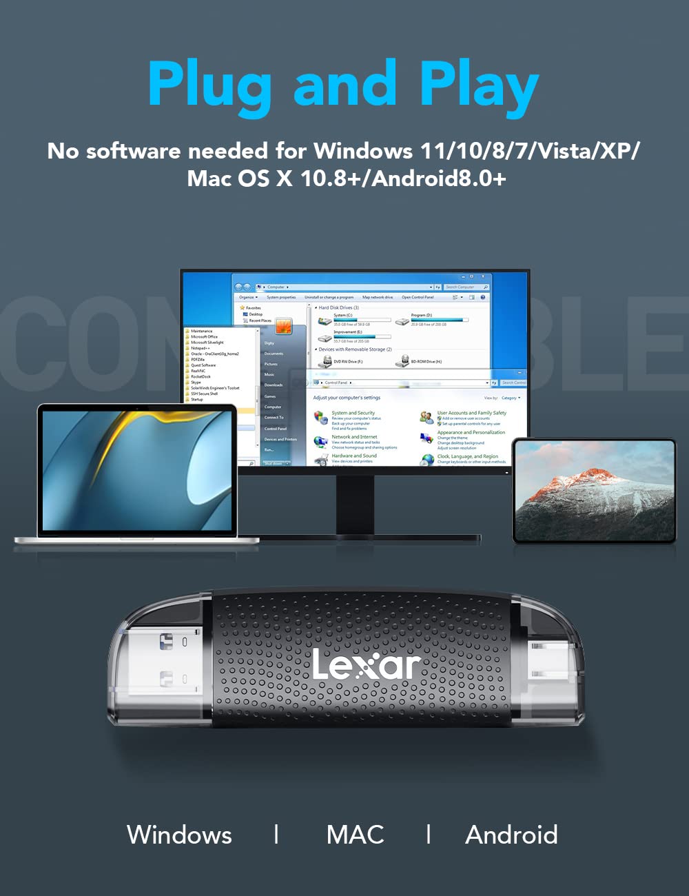 Lexar RW310 Memory Card Reader