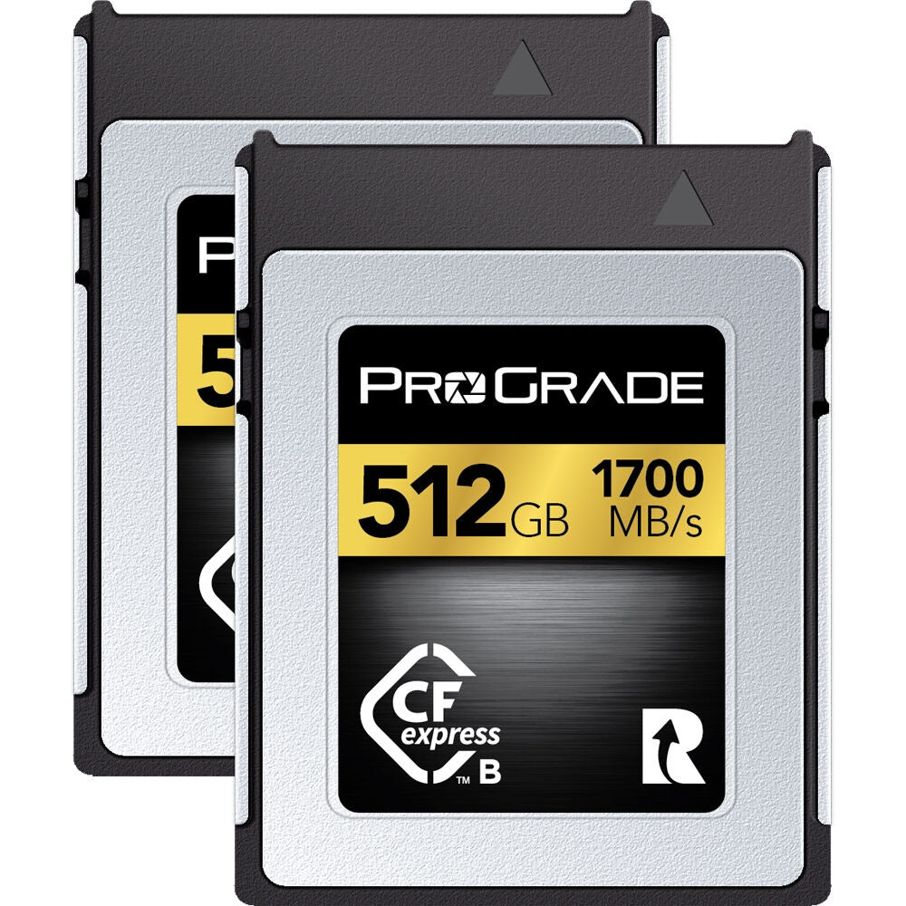 ProGrade Digital 512GB CFexpress 2.0 Memory Card, 2-Pack