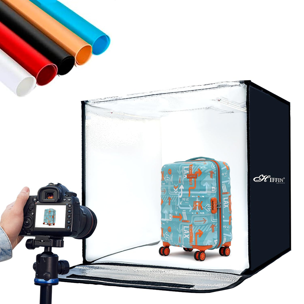 HIFFIN 60x60cm Portable Photo Studio Light Box