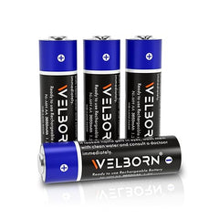 Welborn AA Rechargeable Ni-MH Batteries 3650 mAh