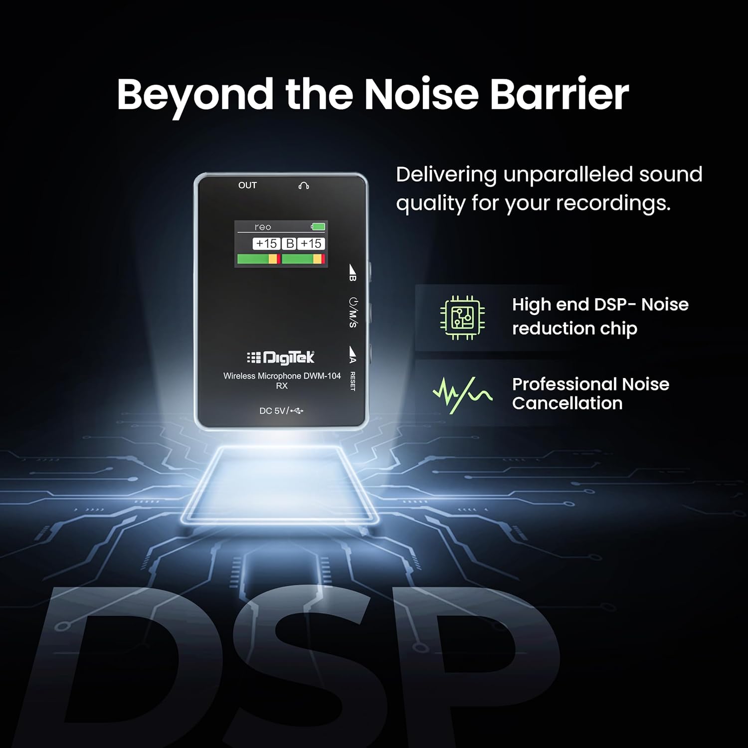 Digitek DWM 104 Wireless Microphone System