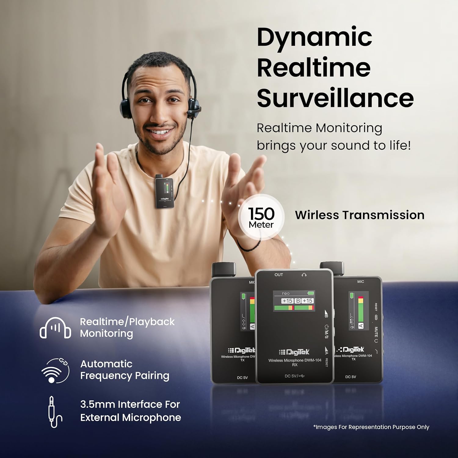 Digitek DWM 104 Wireless Microphone System