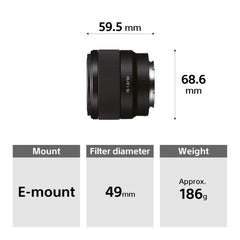 [PRE-OWN] SONY LENS 50MM F1.8