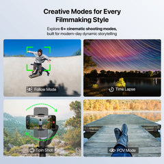 IZI GO-X PRO Foldable 3-Axis Smartphone Gimbal